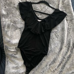 Anthropologie ruffle bodysuit
